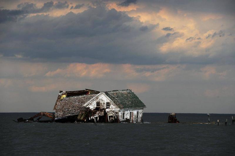 Holland Island In Maryland, U.S.A. Holland Island In Maryland, U.S.A.