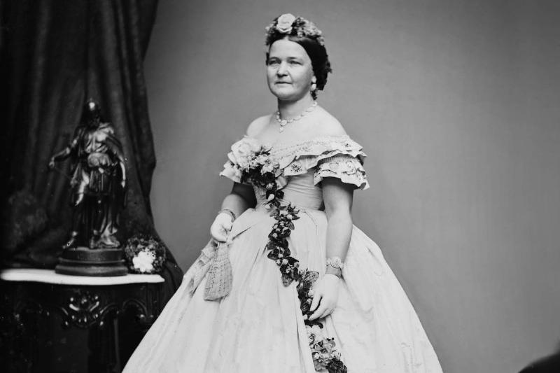 Mary Todd Lincoln, 1861 Inaugural Gown Mary Todd Lincoln, 1861 Inaugural Gown