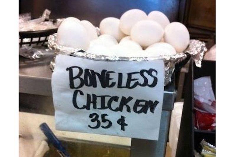 NZTau Reddit eggs advertised as boneless chicken