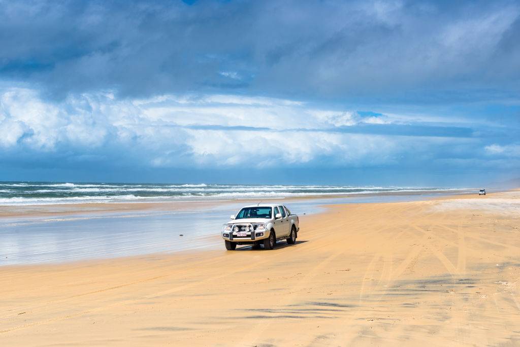 Sand Island -982783672 Truck on the beach