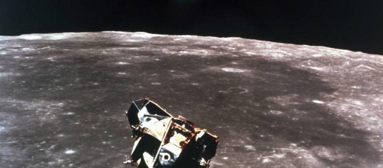 Ascent stage of the Apollo 11 Lunar Module, 21st July 1969.