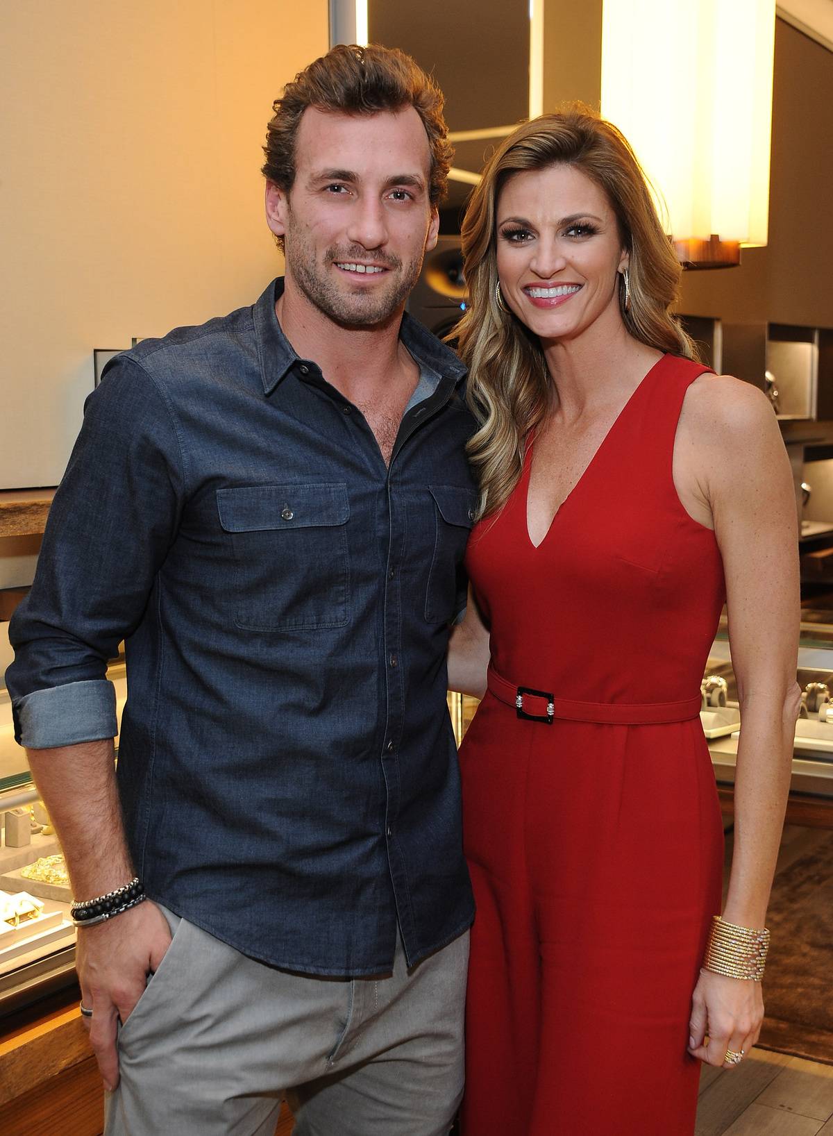 Jarret Stoll and Erin Andrews attend an in-store event hosted by David Yurman.