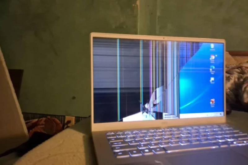 laptop screen is all messed up