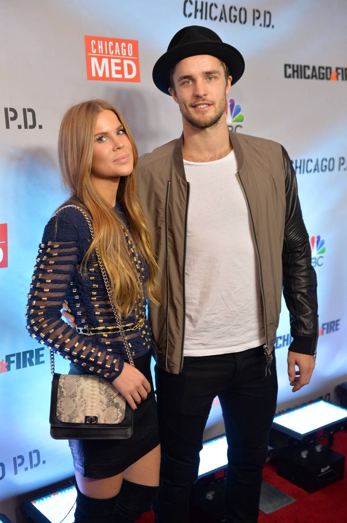 Niklas and Elina attend an NBC premiere.