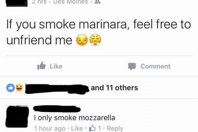 smoking marinara