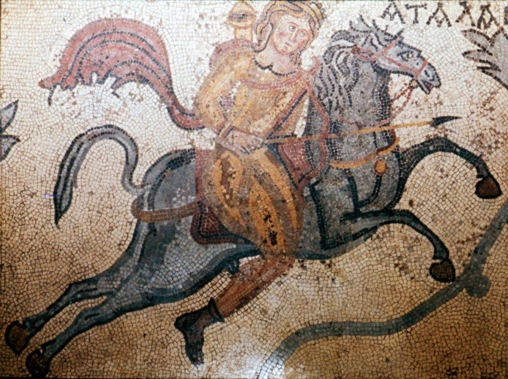 Mosaic of warrior 
