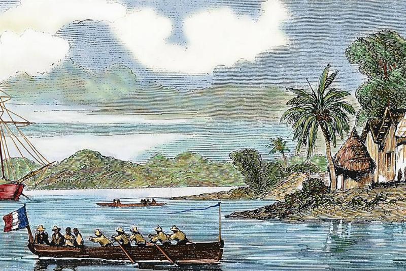 French Colonial Empire -152192175 Painting of the French