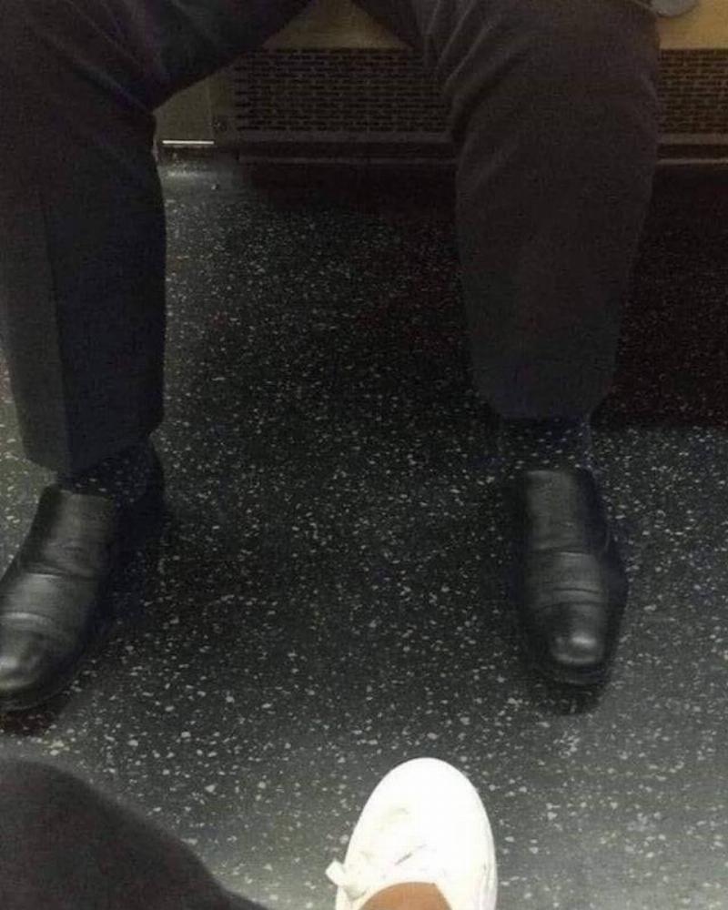 coneheadZombie Reddit socks blend in to floor