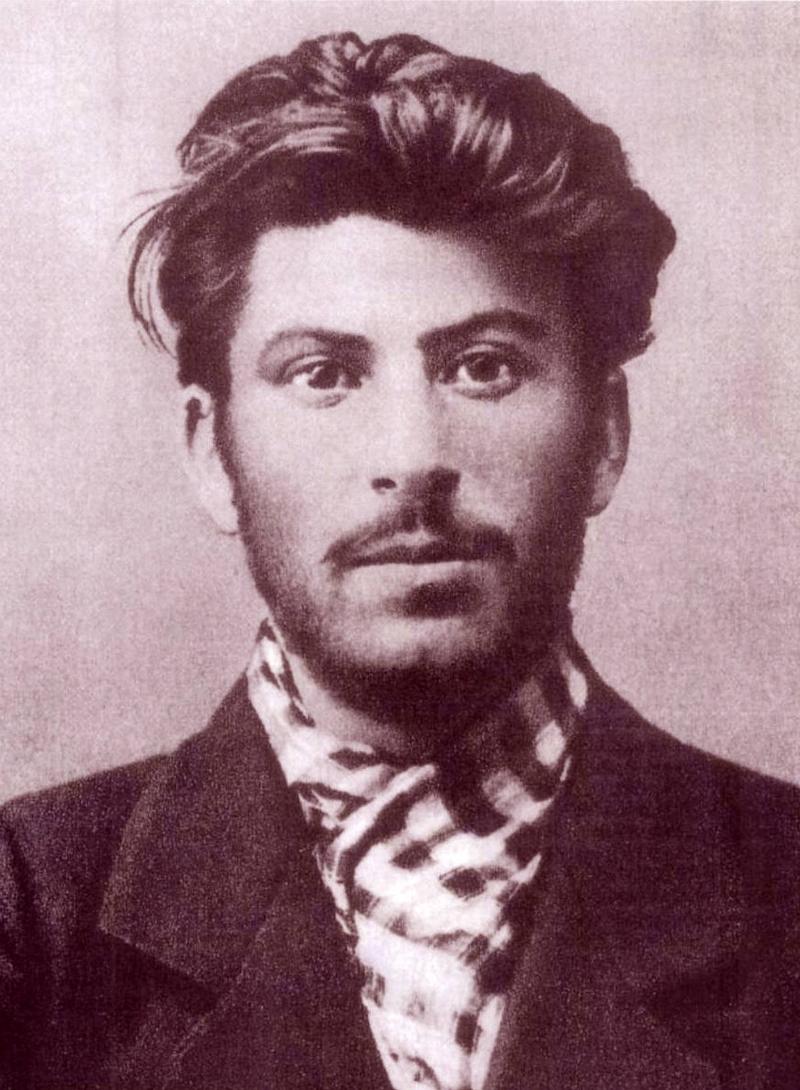 Josef Stalin is pictured in 1901 at age 23.