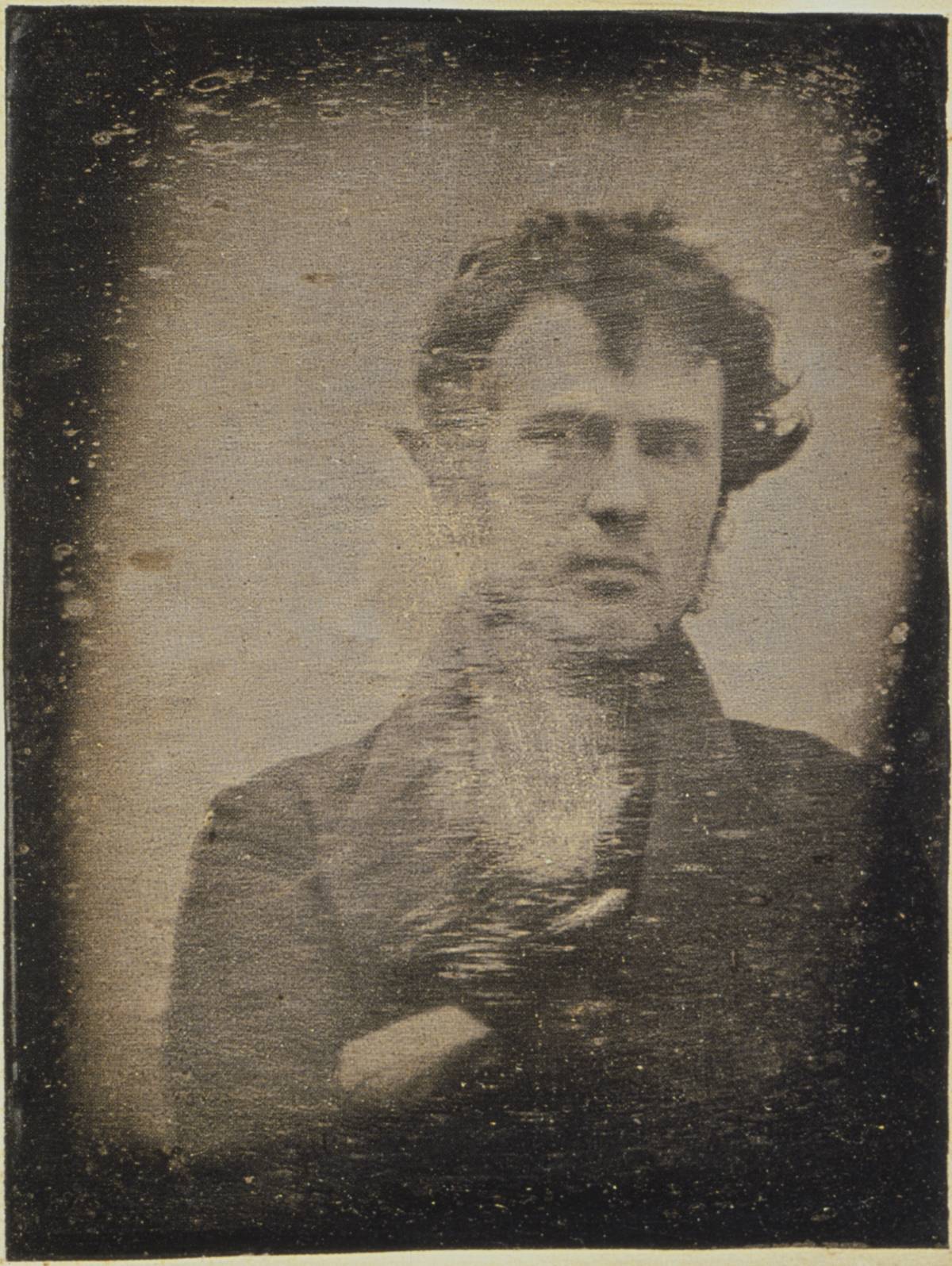 The self-portrait of Robert Cornelius is the first known self-portrait.