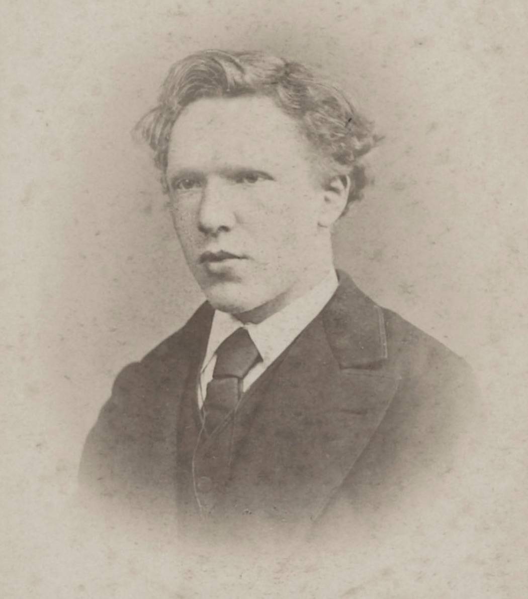 This photo of Vincent Van Gogh shows the artist at age 19.