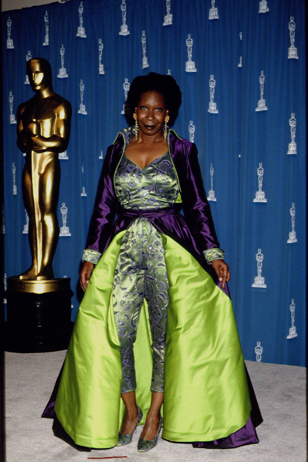 Whoopi Had A Need For Green (And Purple)
