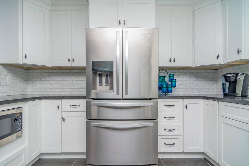 Kitchen in modern middle class house in Midwest America