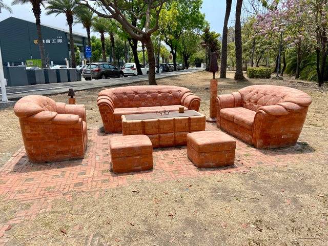 brick couch brick couch set
