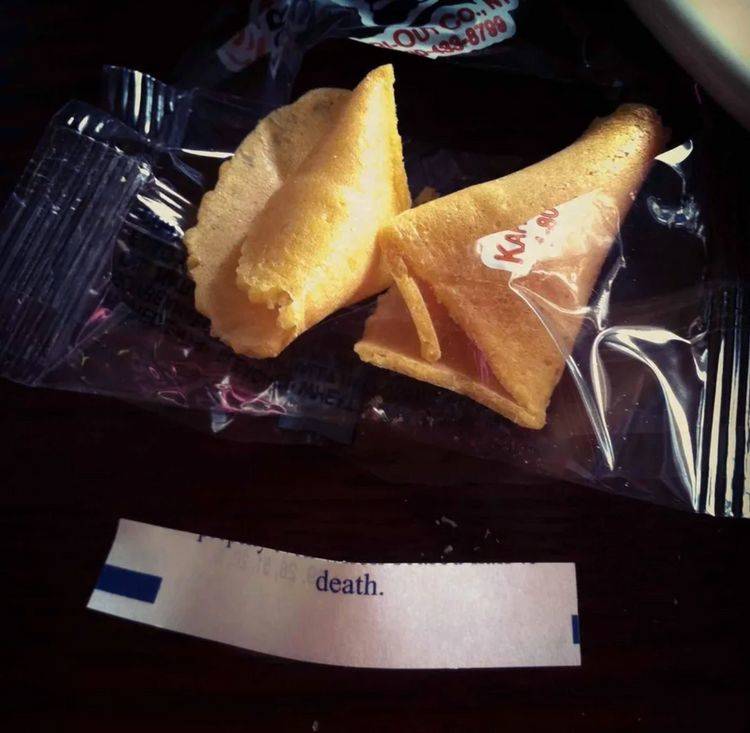 fortune cookie with 