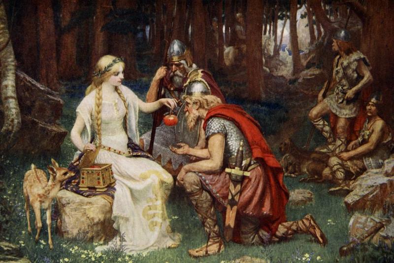 Idun And The Apples' 1890