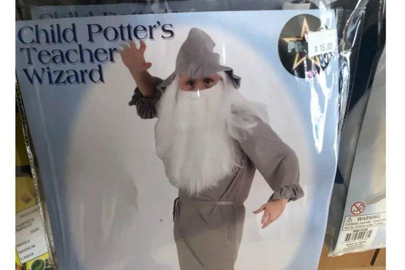 child potter's teacher wizard costume 