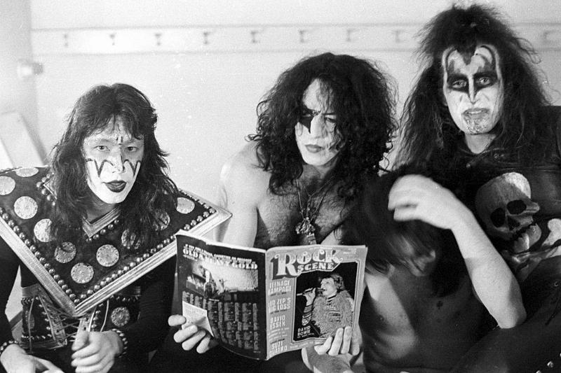 KISS backstage