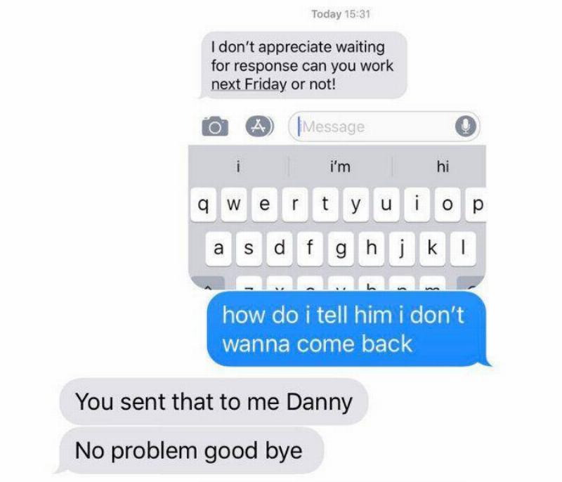 Untitled-design-2019-10-24T143150.488-48751 person texting screenshot of boss's message back to boss instead of friend