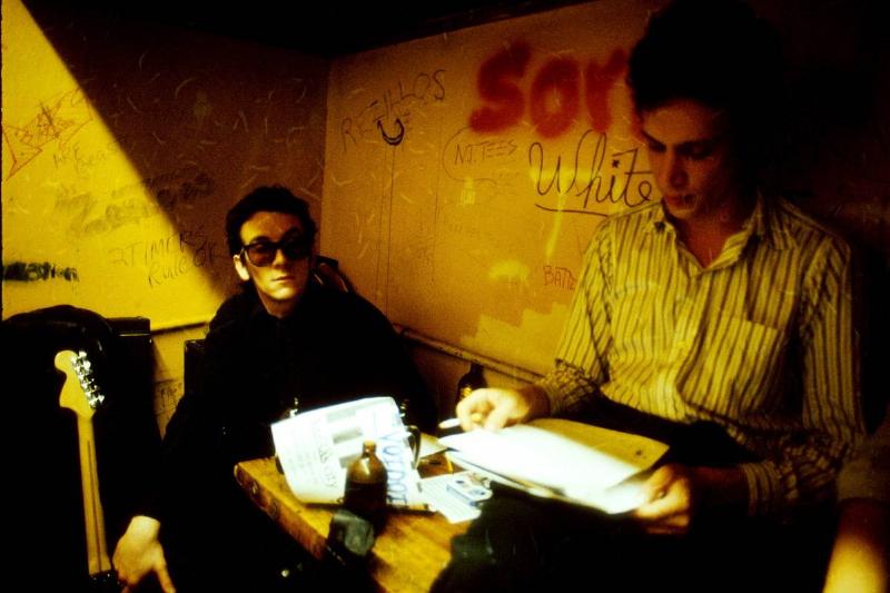 Photo of Richard HELL and Elvis COSTELLO