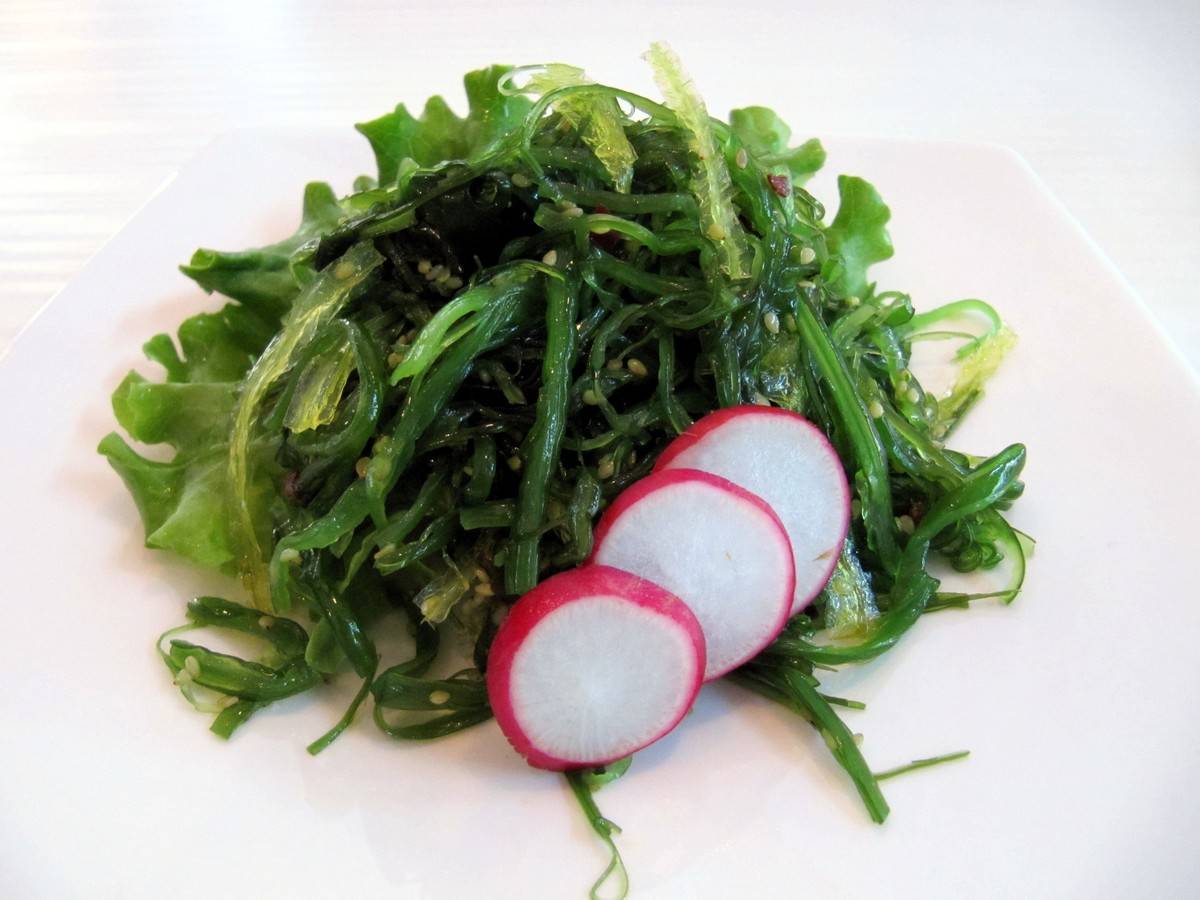 Seaweed salad from Sushi Queen Izakaya on Bay St.