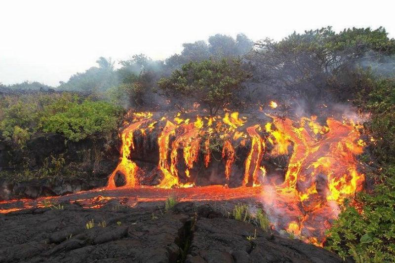 lava from lavafalls