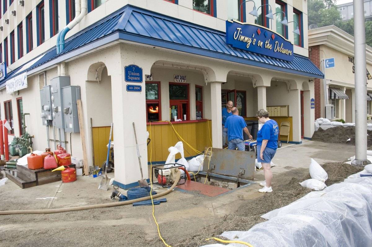 repairing area A restaurant in an impoverished area receives repairs.