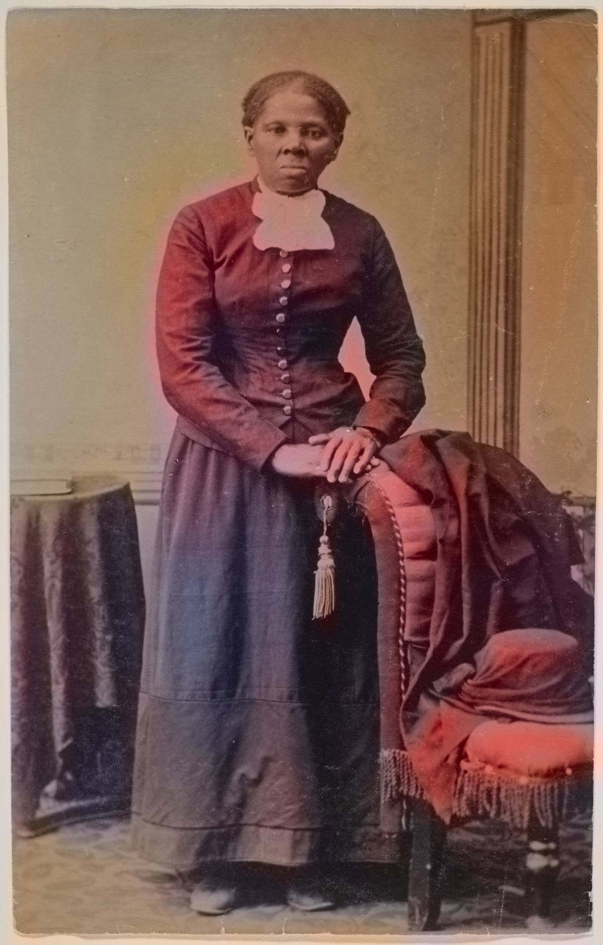 A female abolitionist is photographed in 1871.