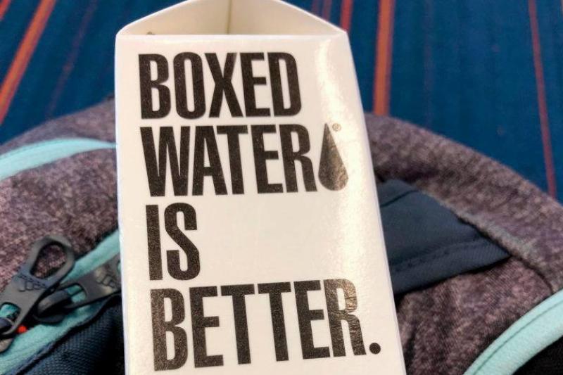 boxed water 1289228561 boxed water carton with the writing boxed water is better