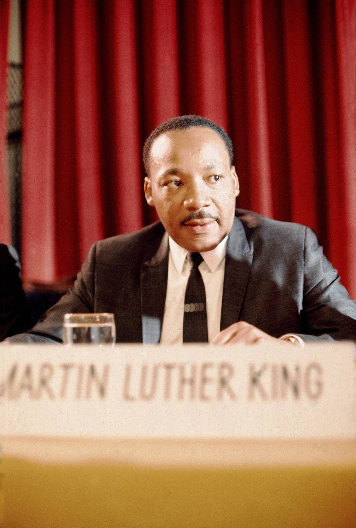 A speaker for the civil rights movement is photographed in 1967.