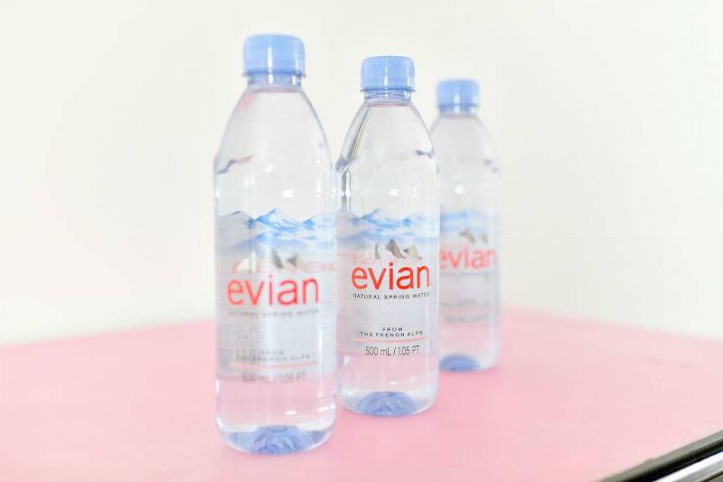 evian 1173219247 A view of Evian water bottles