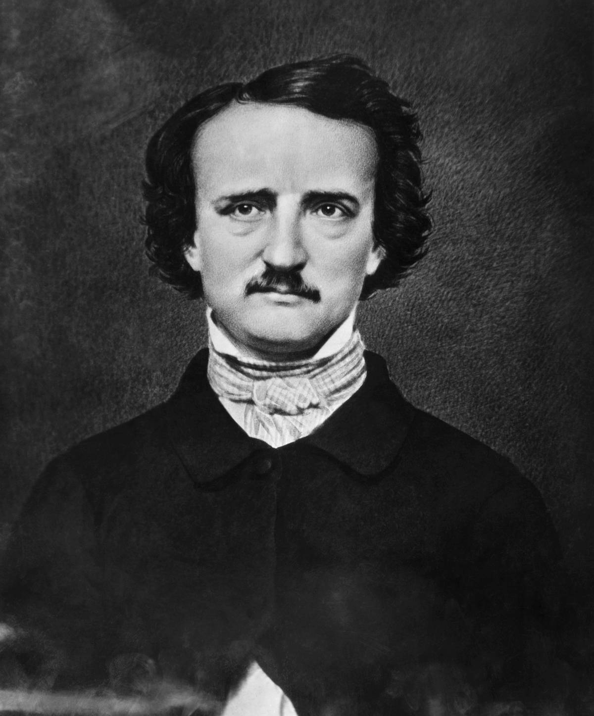 A horror author is photographed in the 1830s.