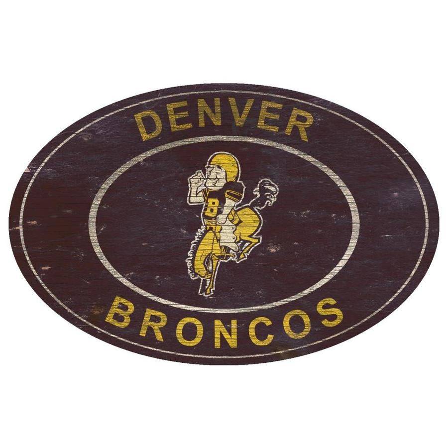 Fan Creations Denver Broncos 46 -in Heritage Logo Oval _ N0801-DEN