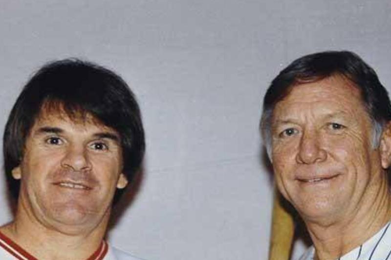 rose pete rose and mickey mantle