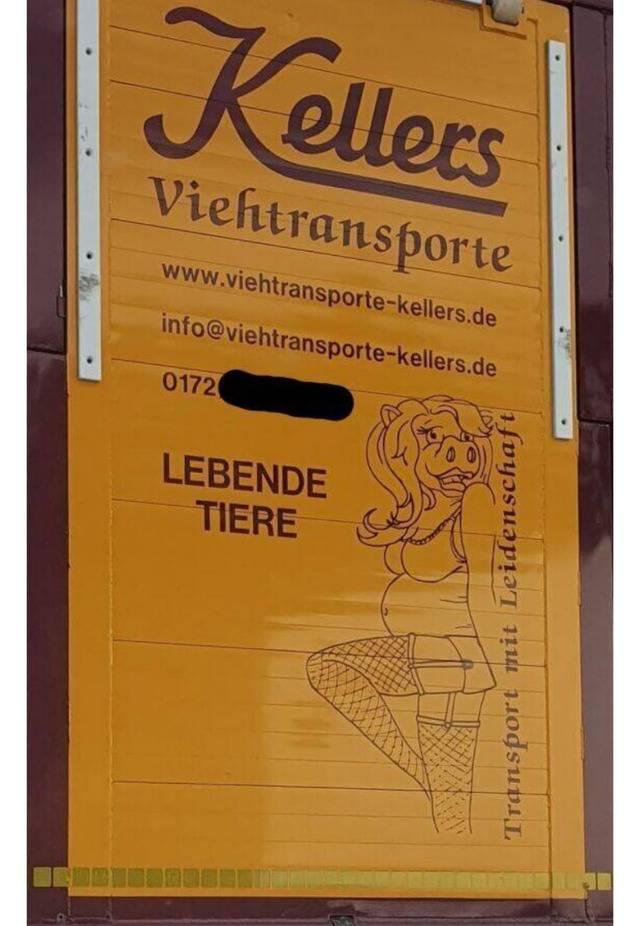 strange logo for transport company