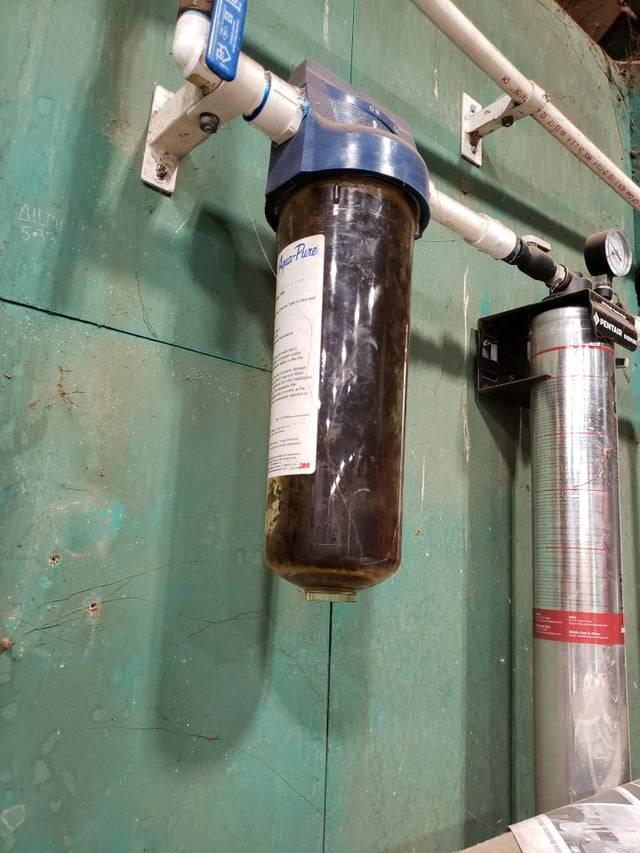 dirty water filter