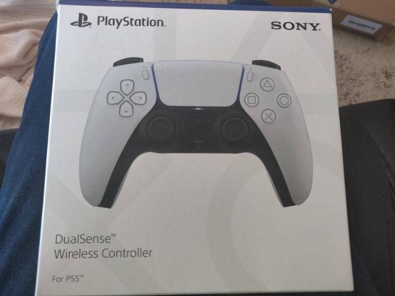PlayStation 5 controller someone got for Christmas despite not owning a PlayStation.
