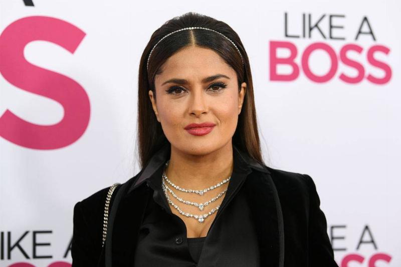 hayek on the red carpet in 2020