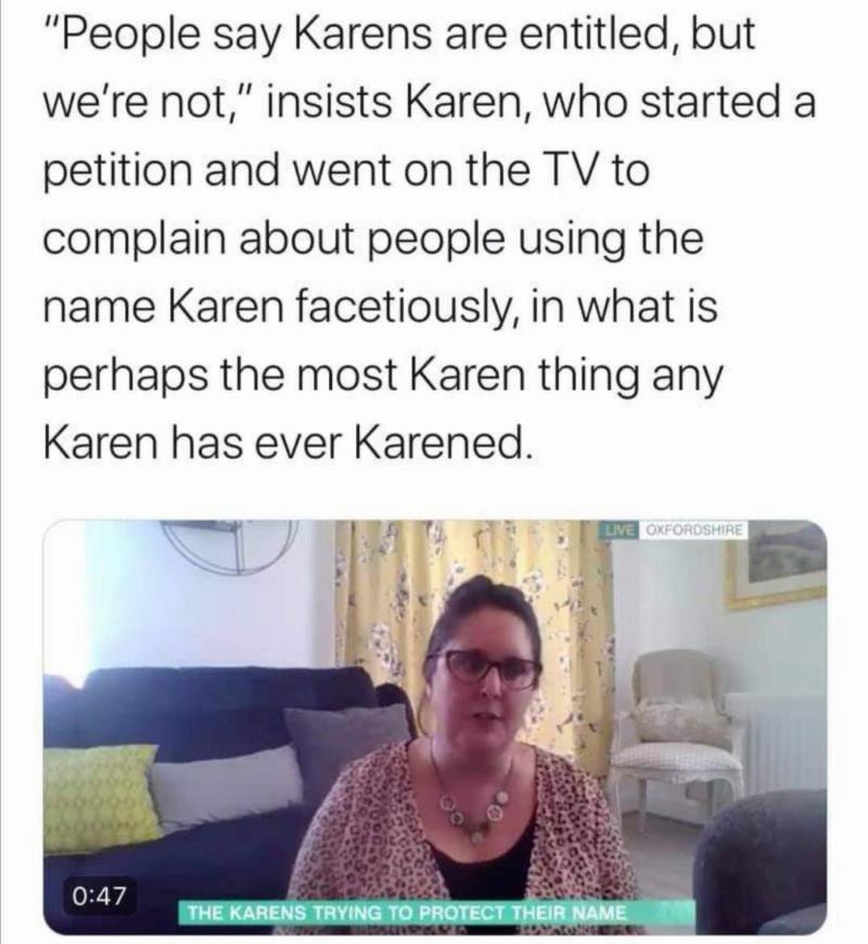 stop attacking karens stop attacking karens - demands a karen