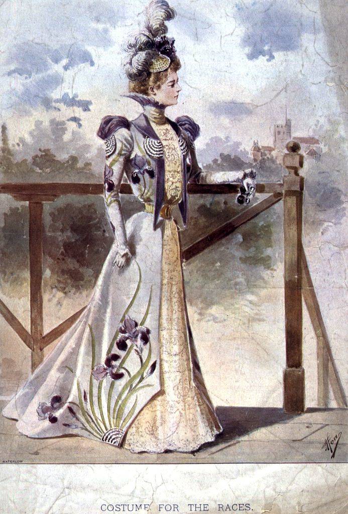 An Edwardian outfit for a day at the races