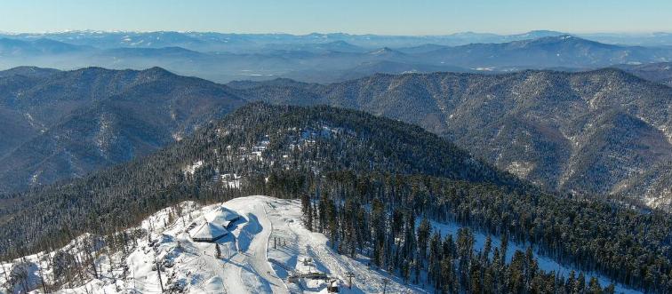 Teletsky ski resort in Altai Republic, Russia