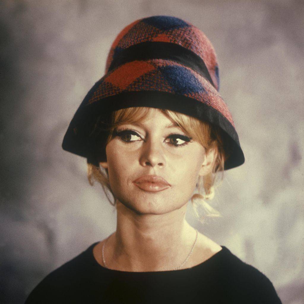 bardot wearing a hat