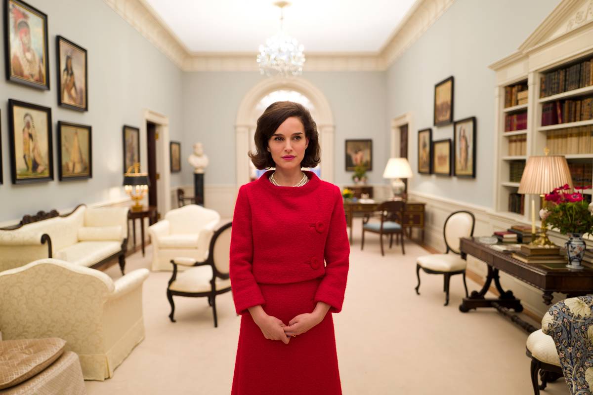 natalie portman playing Jackie Kennedy in Jackie
