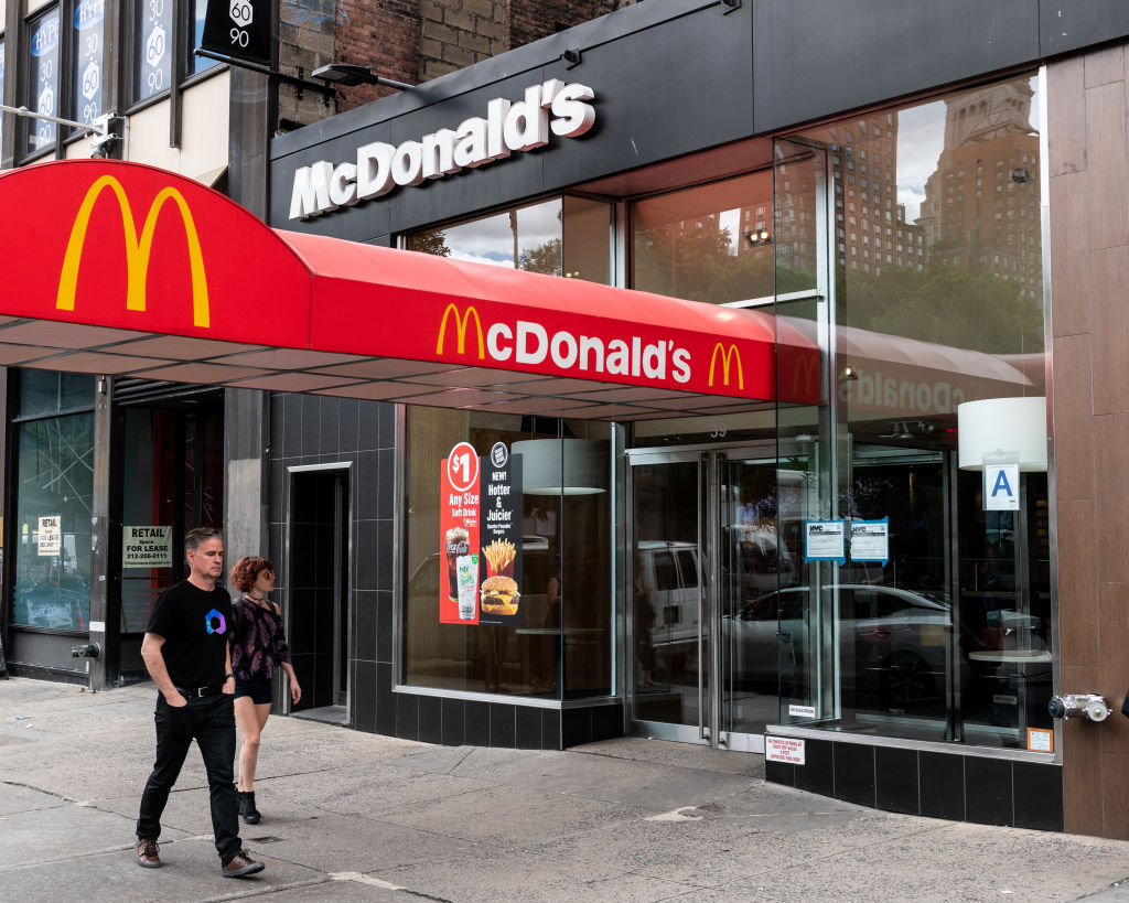 McDonalds Fast Food  enterence