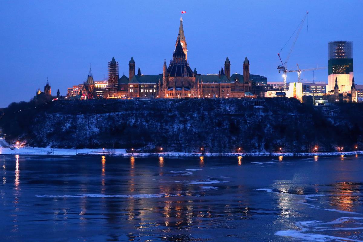  General view of Parliament Hill, the home of Canada`s national government