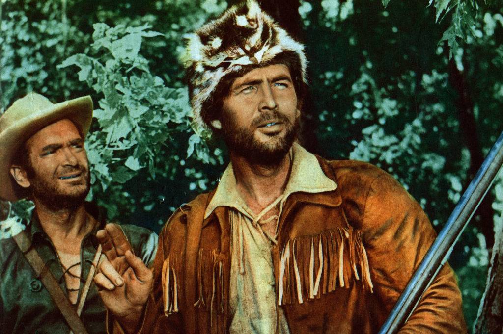 davy crockett film with an actor playing him