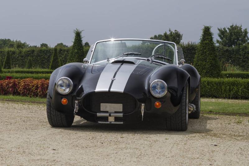 AC Cobra 427 during Vintage and exclusive cars meeting takes...