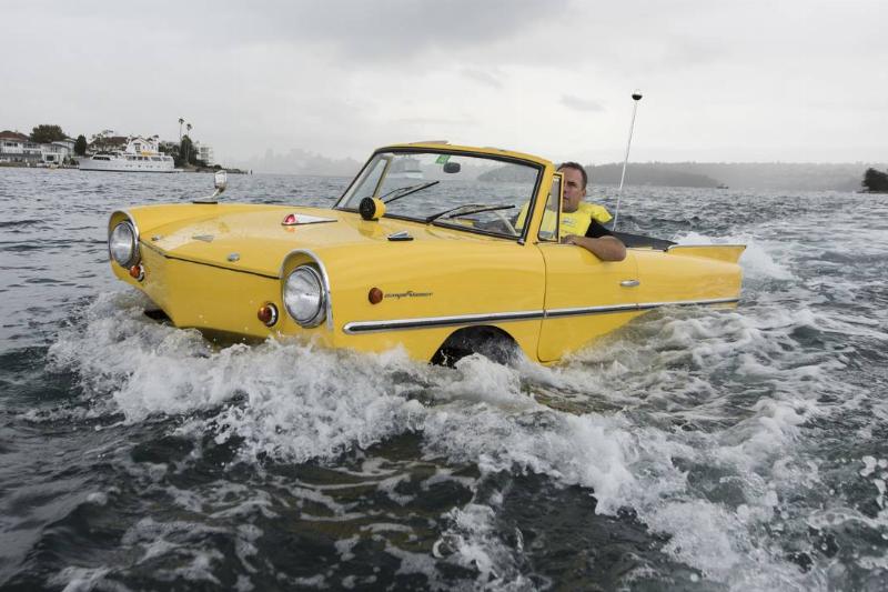 Car That Turns Into Boat Makes Splash In Sydney Harbour Car That Turns Into Boat Makes Splash In Sydney Harbour