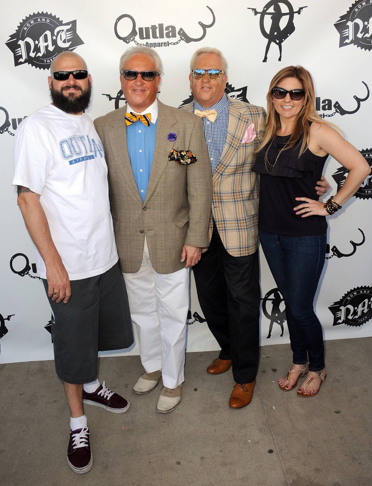 TV personalities Jarrod Schulz, Mark Harris, Matt Harris and Brandi Passante attend the Premiere Party For 