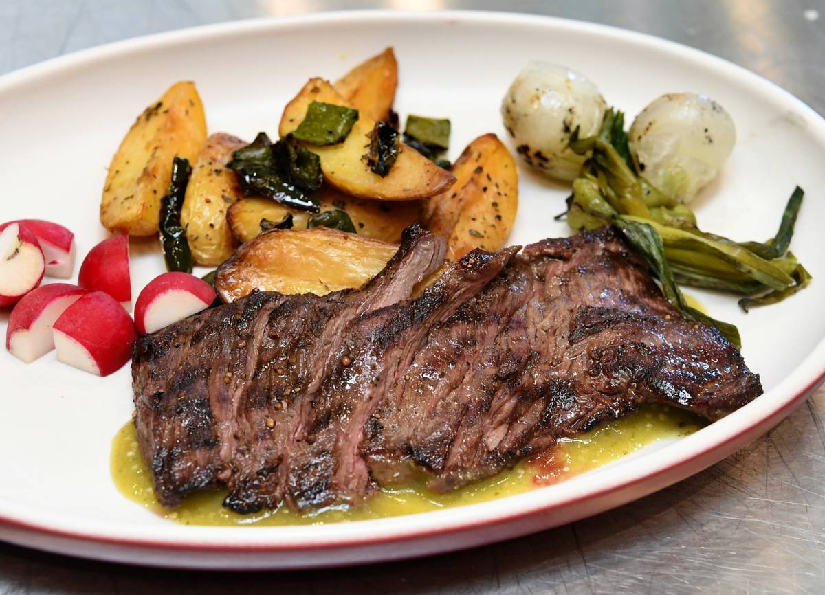 carne asada A Carne Asada entrée is photographed at Cielito Cocina Mexicana in Danville, Calif., on Wednesday, June 12, 2019.